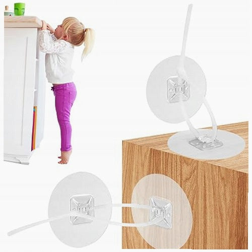 SELF ADHESIVE WALL ANCHORS FOR FURNITURE WITHOUT DRILLING CHILD SAFETY 12