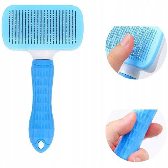 SELF-CLEANING BRUSH FOR DOG AND CAT COMBING LONG AND SHORT HAIR Brand no brand