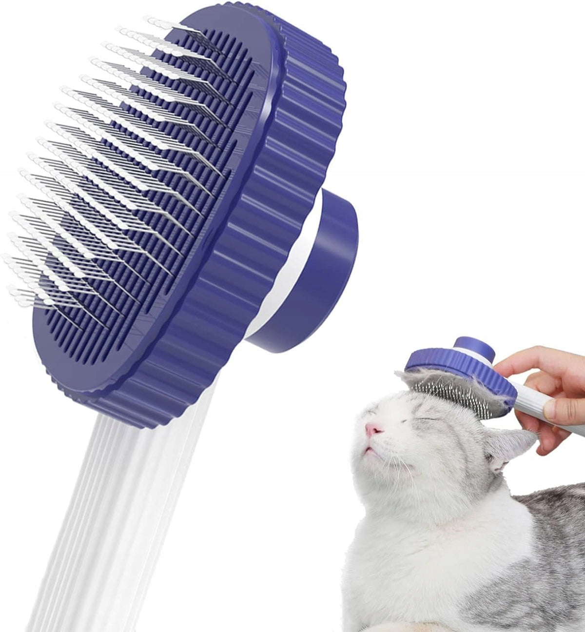 SELF-CLEANING CAT BRUSH FOR LONG AND SHORT HAIR