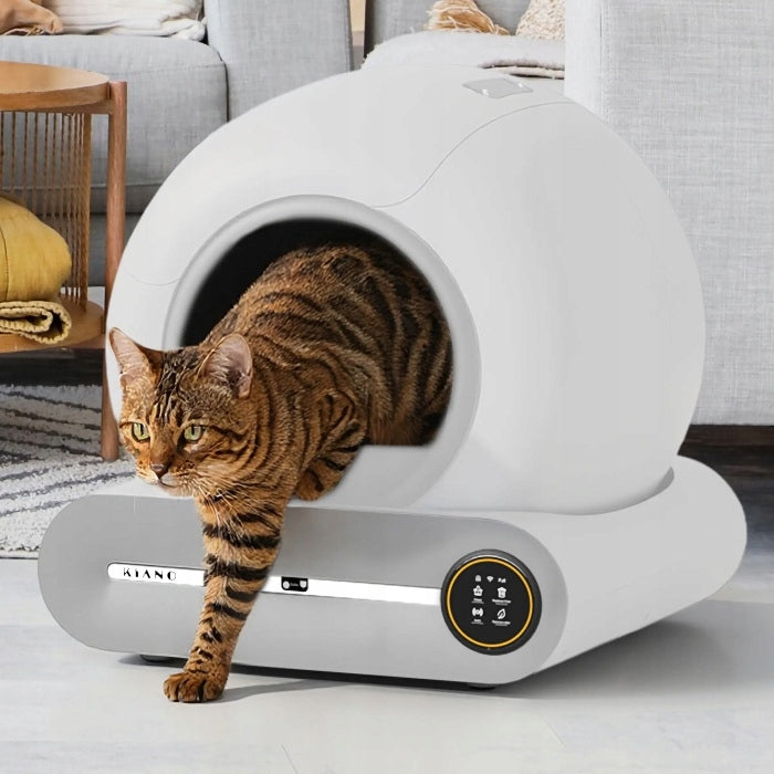 SELF-CLEANING LITTER BOX AUTOMATIC FOR CAT KIANO LUNA SMART WIFI Brand Kiano