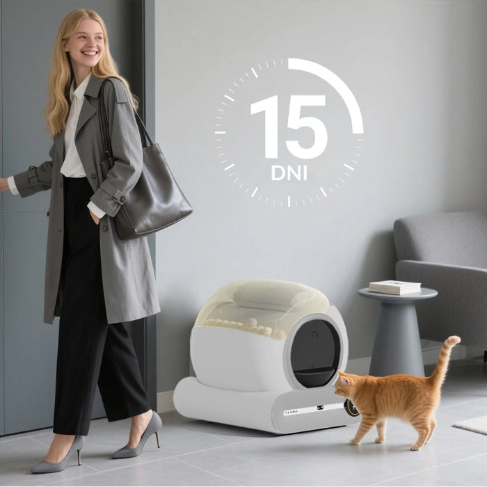 SELF-CLEANING LITTER BOX AUTOMATIC FOR CAT KIANO LUNA SMART WIFI Manufacturer code Luna