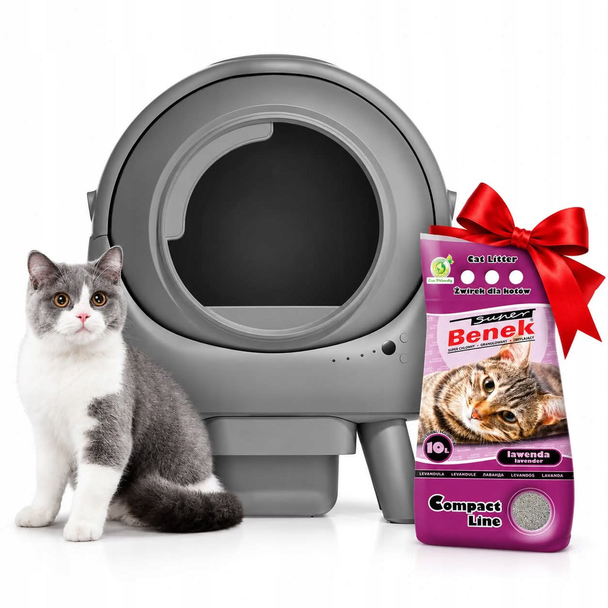 SELF-CLEANING LITTER BOX WIFI LITTER BOX AUTOMATIC SMART LITTER BOX