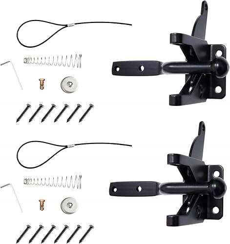 SELF-CLOSING GATE LATCHES AUTOMATIC METAL 2 PCS. METAL Brand no brand