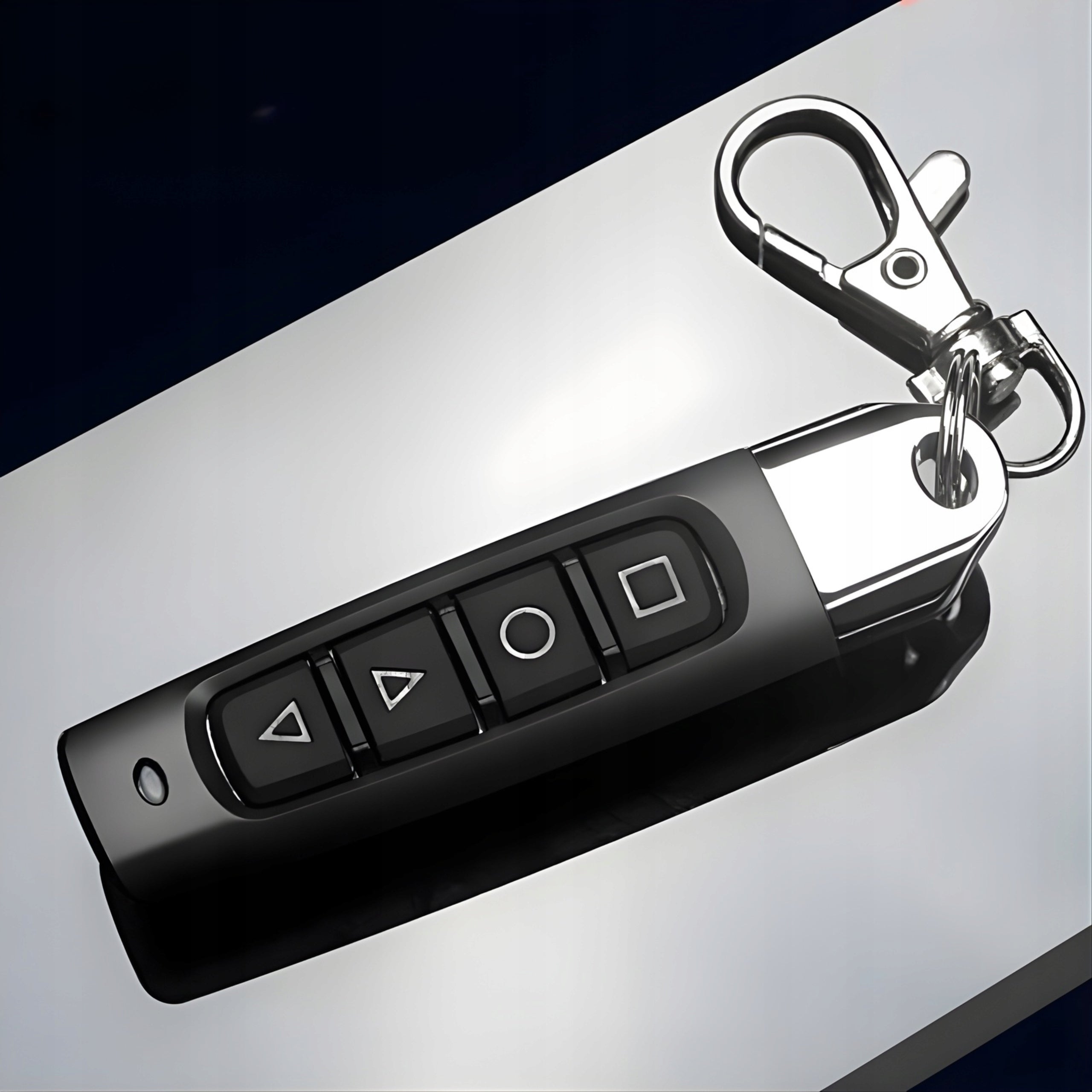 SELF COPYING UNIVERSAL REMOTE CONTROL FOR GARAGE ALARM GATE BLACK 433,92MHZ Manufacturer code pilot samokopiujący
