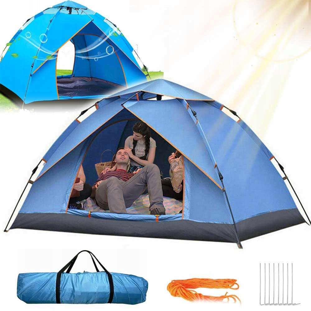 SELF-FOLDING BEACH TENT AUTOMATIC FOR CAMPING, HIKING, PICNIC