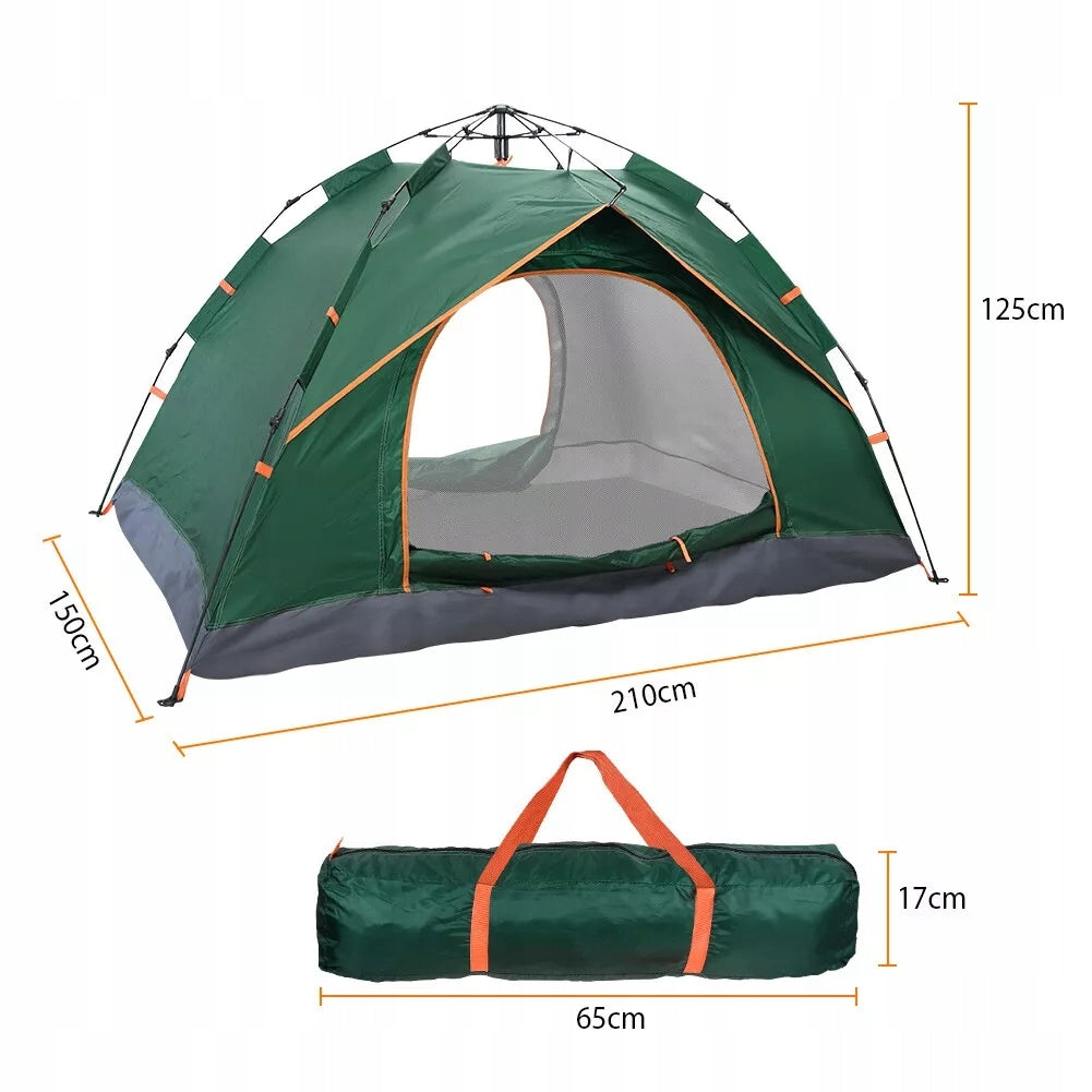 SELF-FOLDING CAMPING TENT FOR 2-3 PEOPLE WATERPROOF Type not specified