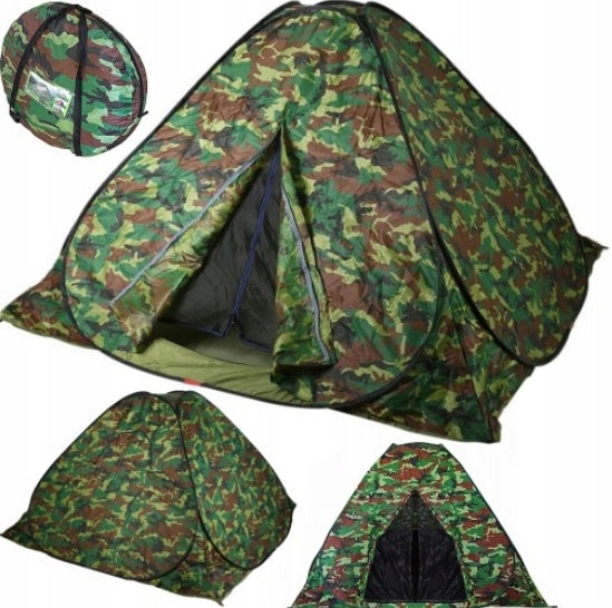 SELF-FOLDING TOURIST TENT 4 5 person FAMILY CAMPING MACHINE