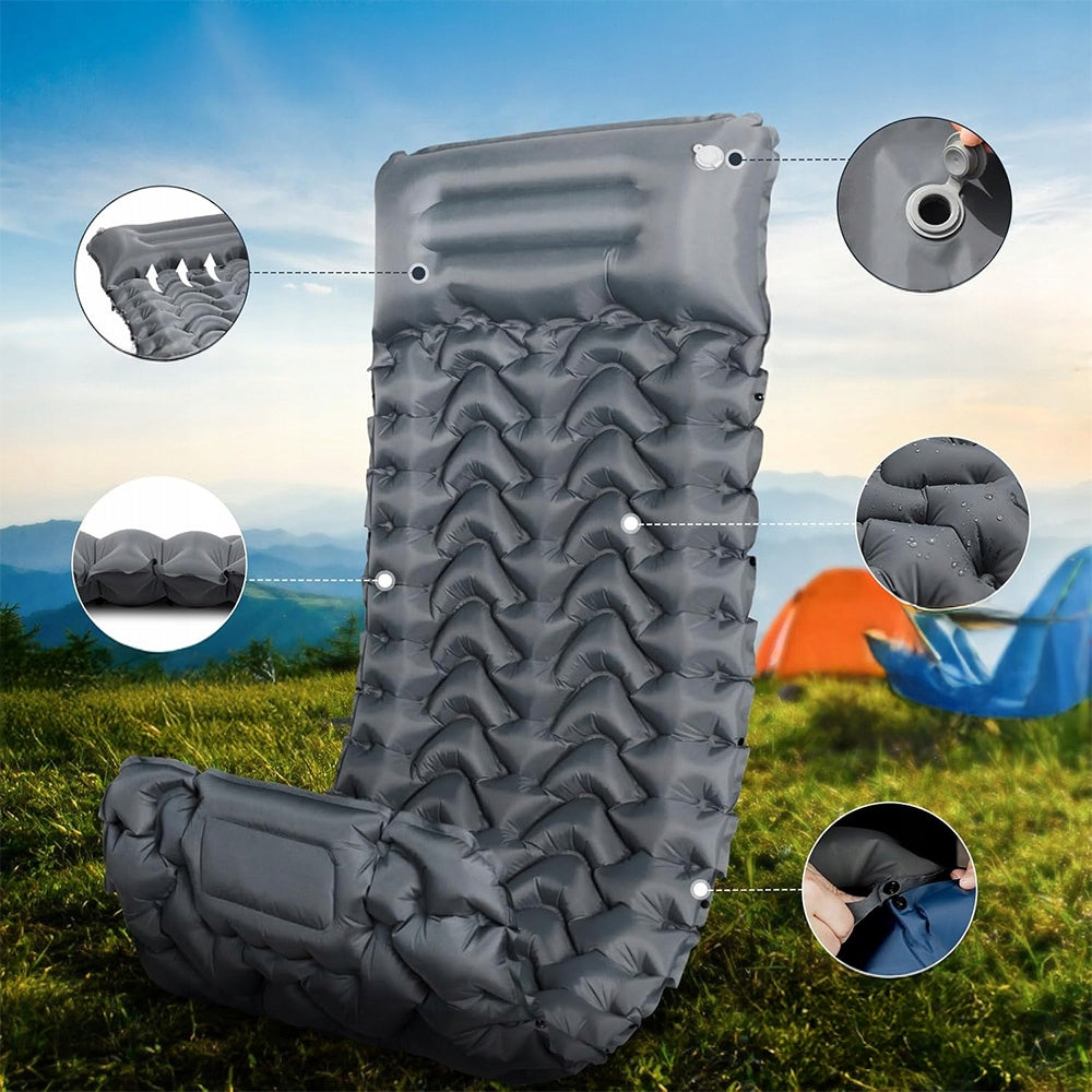 SELF-INFLATING MAT INFLATABLE TREKKING MAT WITH PILLOW 193*68*8CM Manufacturer code 6214174269215