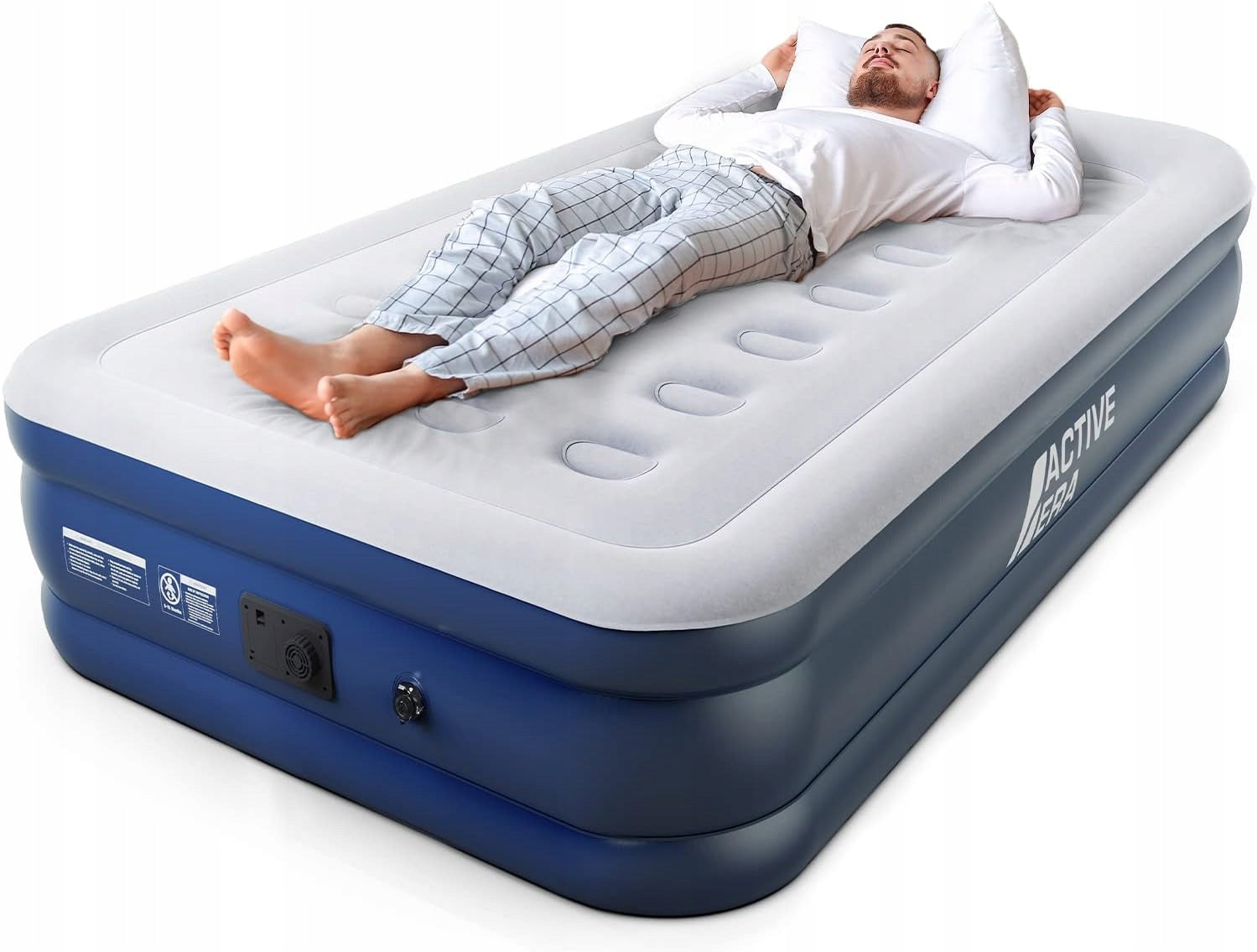 SELF-INFLATING MATTRESS ELECTRIC SIZE 187X99X53 CM CAMPING TOURIST