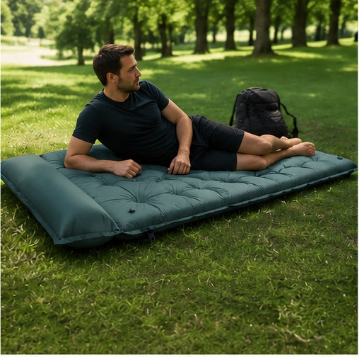 SELF-INFLATING MATTRESS SINGLE PERSON TOURIST INFLATABLE PUMP COVER Manufacturer code MATERAC SAMOPOMPUJĄCY MATA JEDNOOSOBOWA