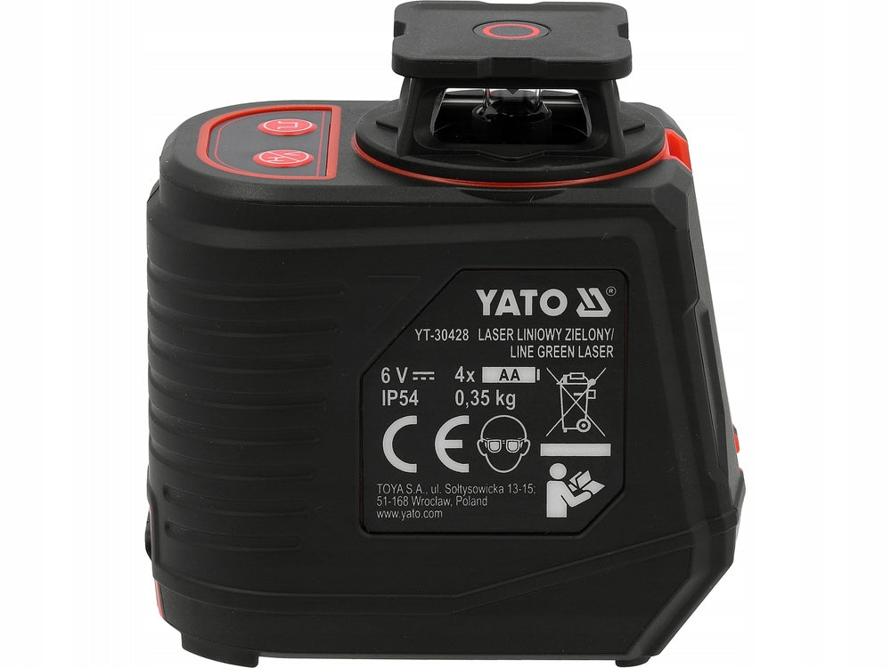 SELF LEVELING LASER GREEN 5-LINEAR 360° +/- 1,5 mm / 5 m IP54 YATO Model YT-30428