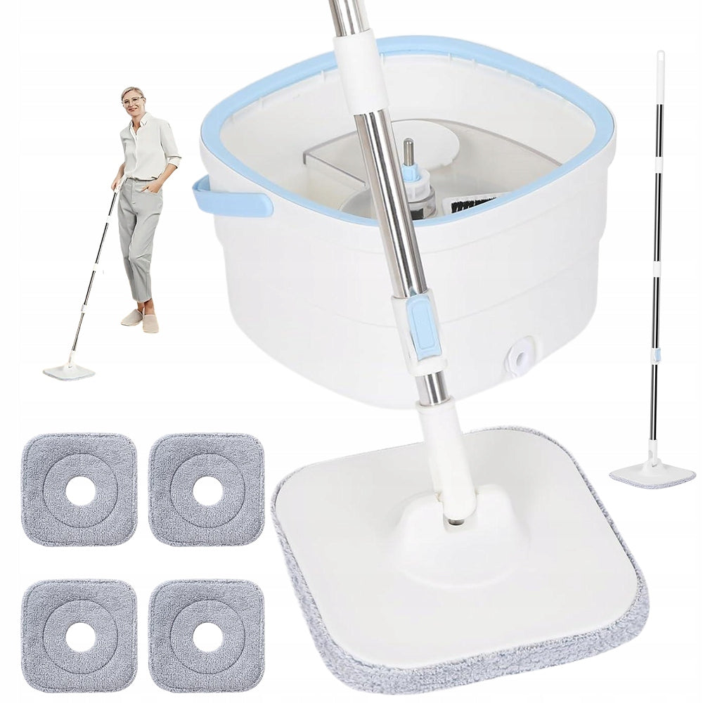 SELF-PRIMING BUCKET AND ROTARY MOP 360 TURBO TELESCOPIC + 4 OVERLAYS