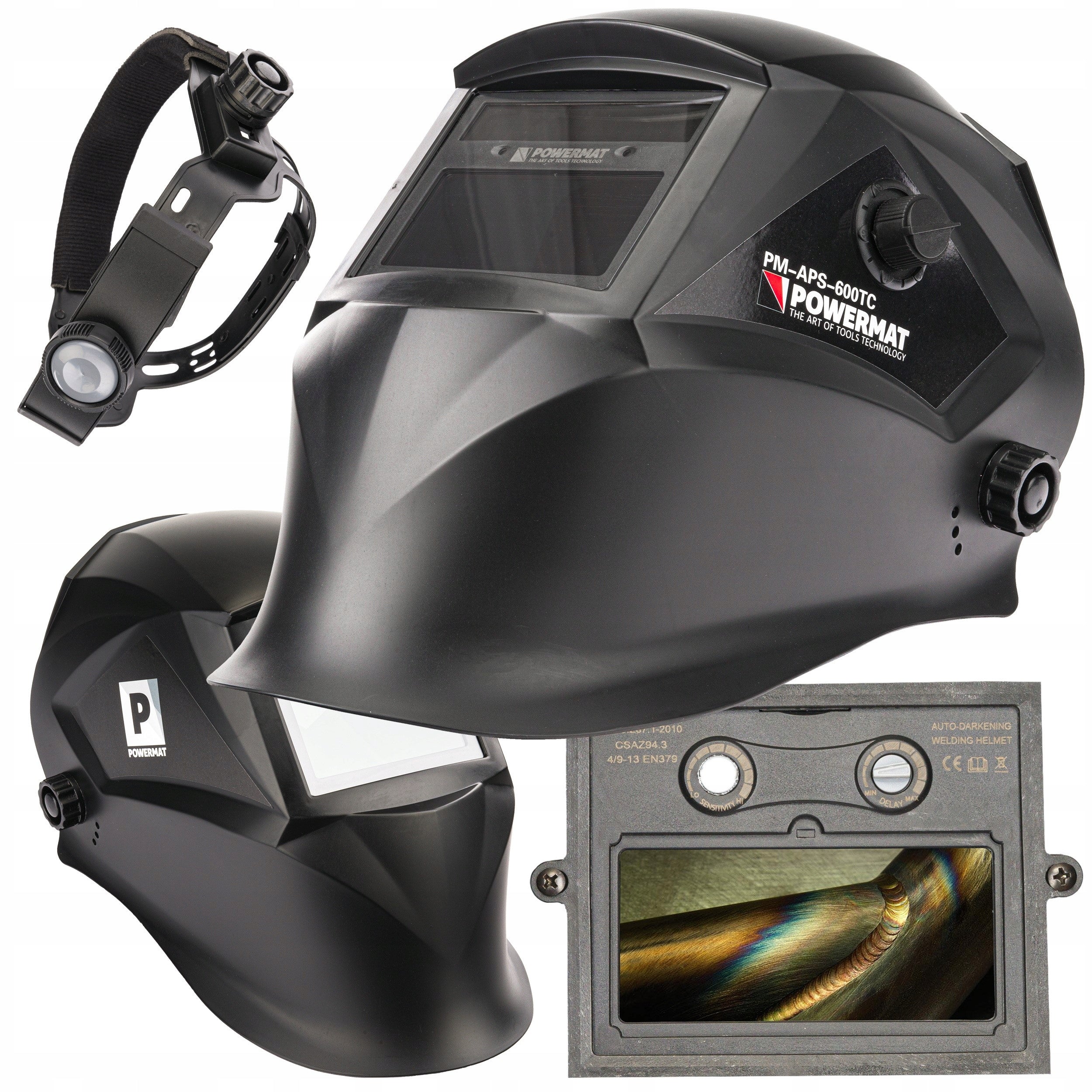 SELF-TINTING MASK WELDING VISOR TRUE COLOR AUTOMATIC LCD