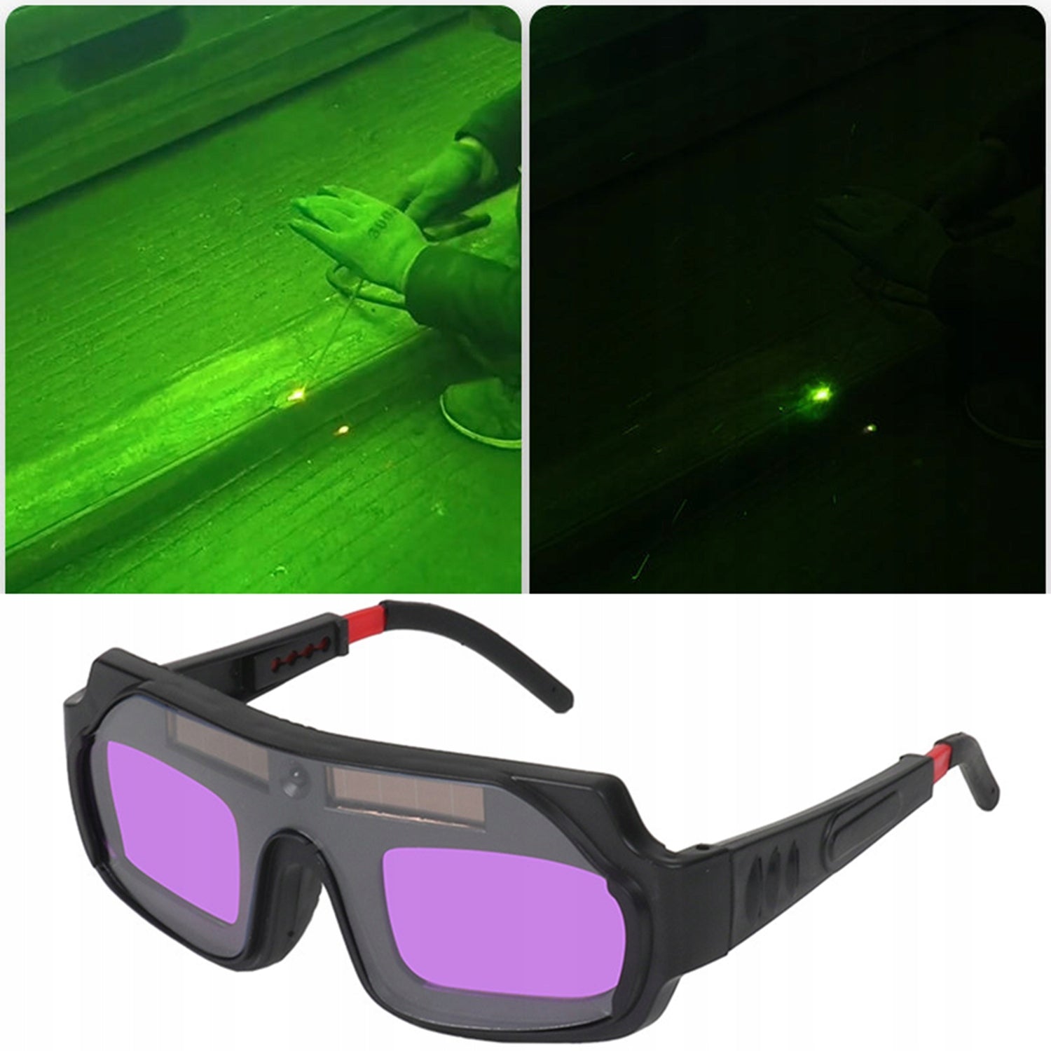 SELF-TINTING SOLAR EYE WELDING GOGGLES + 10x INTERCHANGEABLE LENSES Manufacturer code FSNEP7762