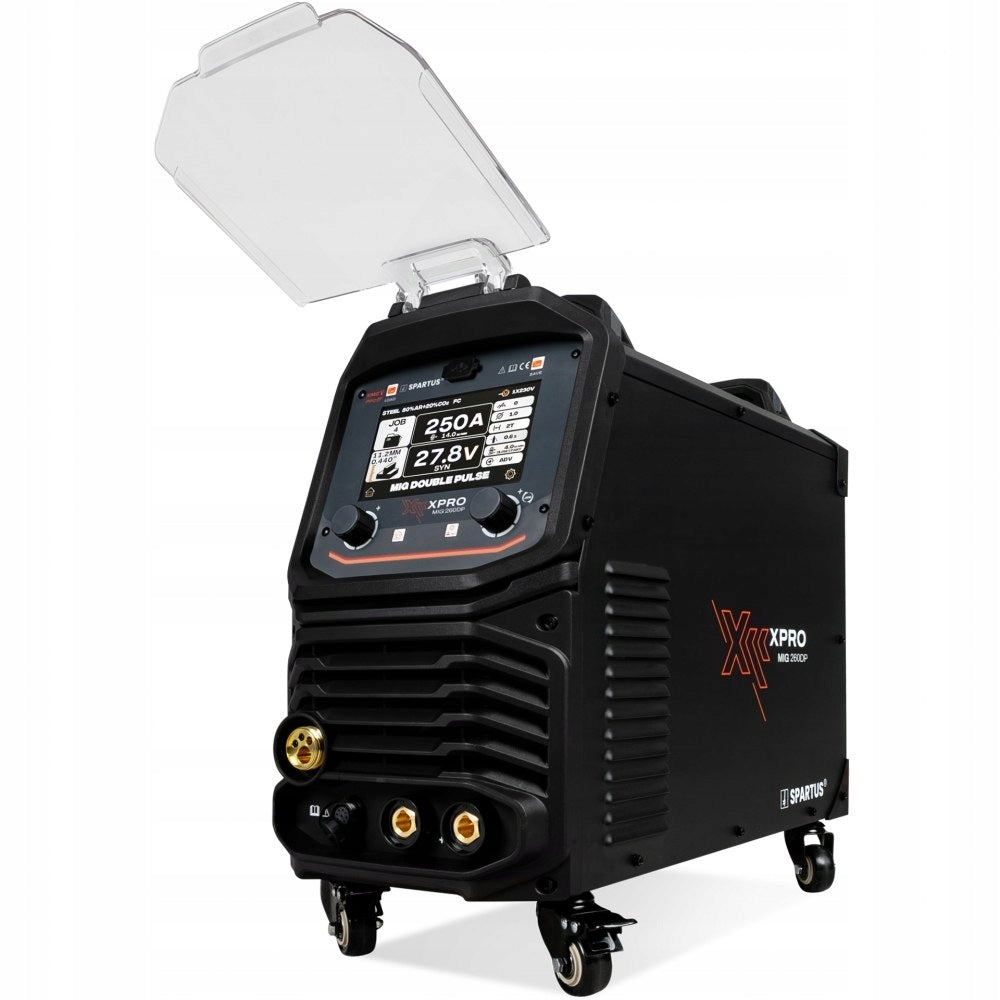 SEMI-AUTOMAT SPARTUS XPro MIG 260 DUAL PULSE 230V 250A + TIG package Manufacturer code XPROMIG260DP-PAK-24-3-26-4