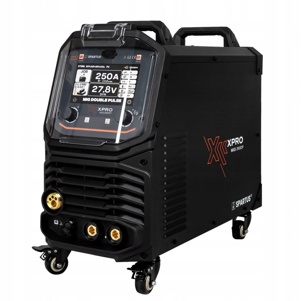 SEMI-AUTOMAT SPARTUS XPro MIG 260 DUAL PULSE 230V 250A + TIG package Packaging status original