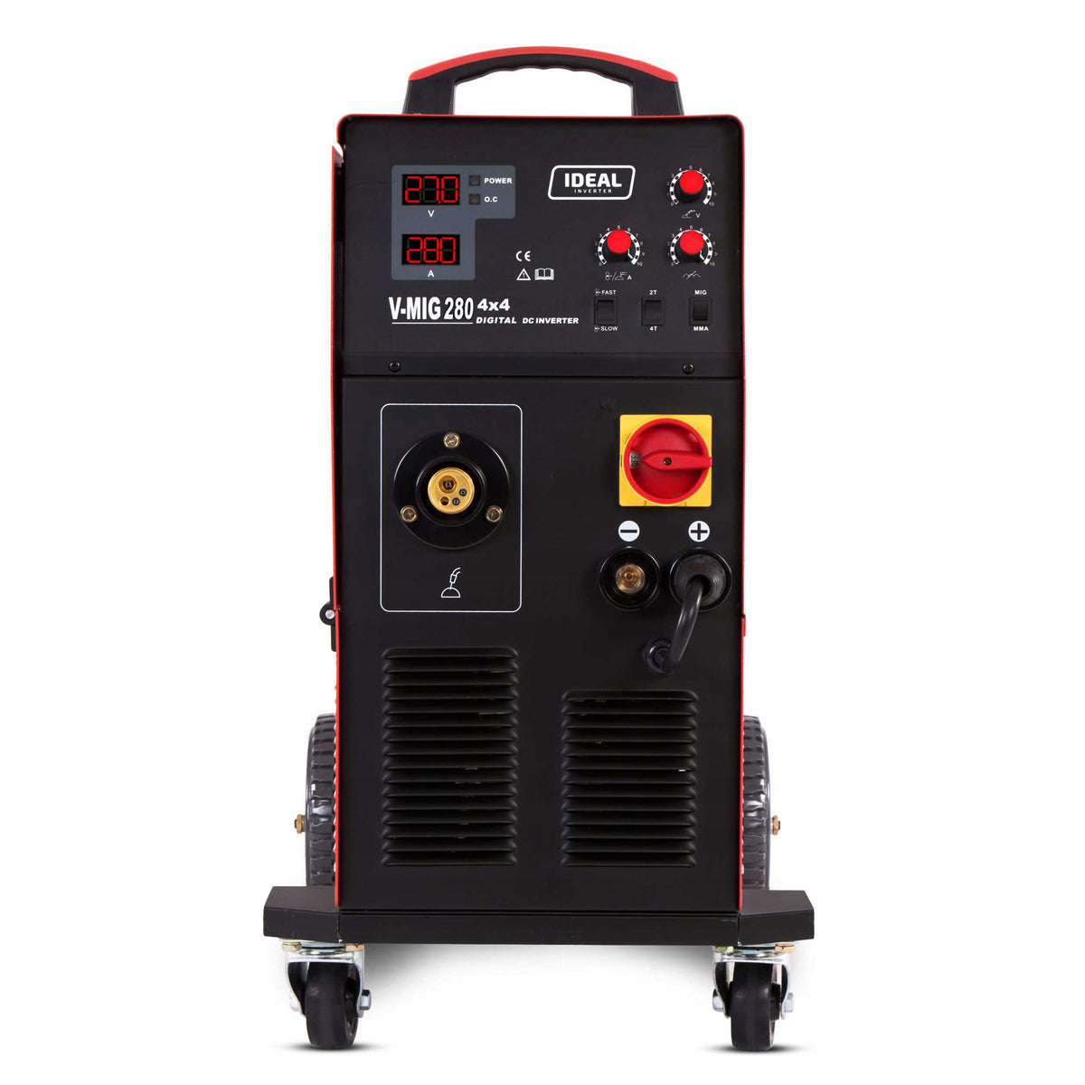 SEMI-AUTOMATIC IDEAL V-MIG 280 4X4 MIG MAG MMA FLUX 400V 280A SOLDERING Manufacturer code IDEAL V MIG 280 MMA MIGOMAT