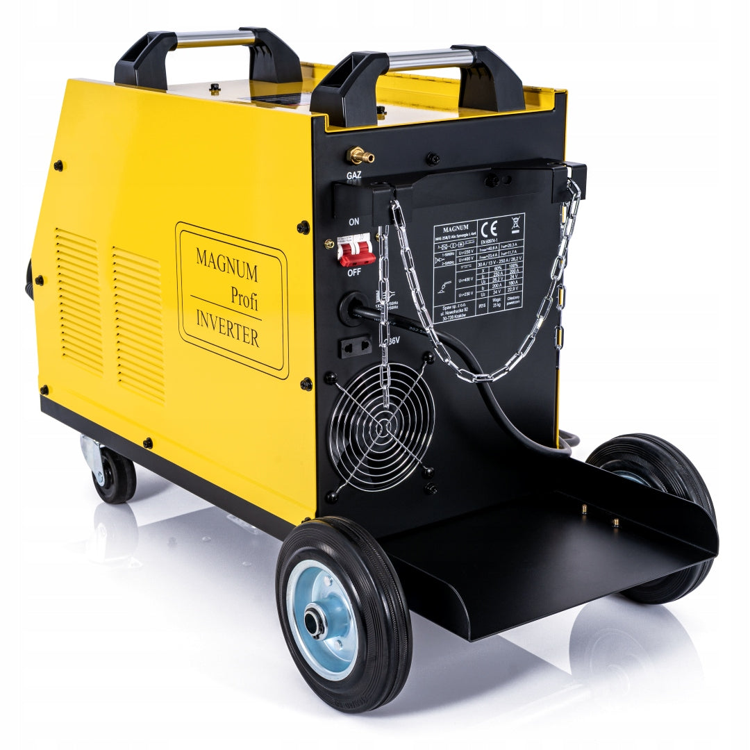 SEMI-AUTOMATIC INVERTER MIGOMAT MIG258/2 ALU SYNERGY L 4X4 MMA, 230/400 MAGNUM Brand Magnum