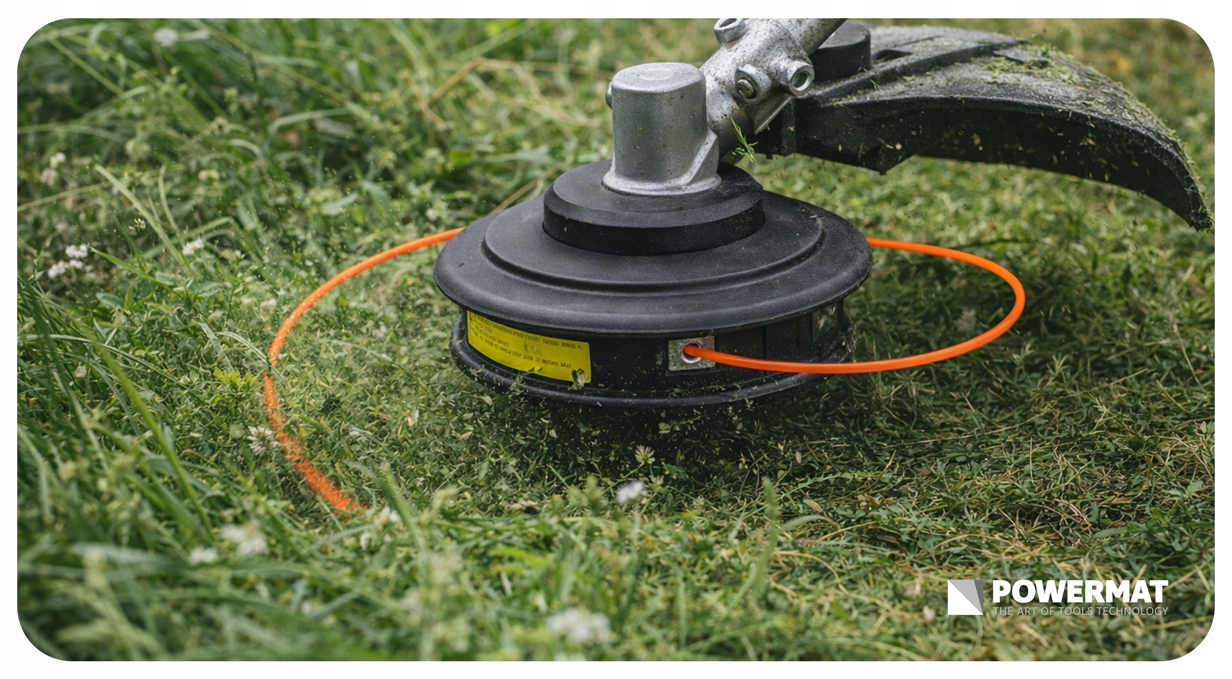 SEMI-AUTOMATIC LINE HEAD FOR BRUSH CUTTER SCYTHE PRO M10X1,25 2,4mm 120mm Brand Powermat