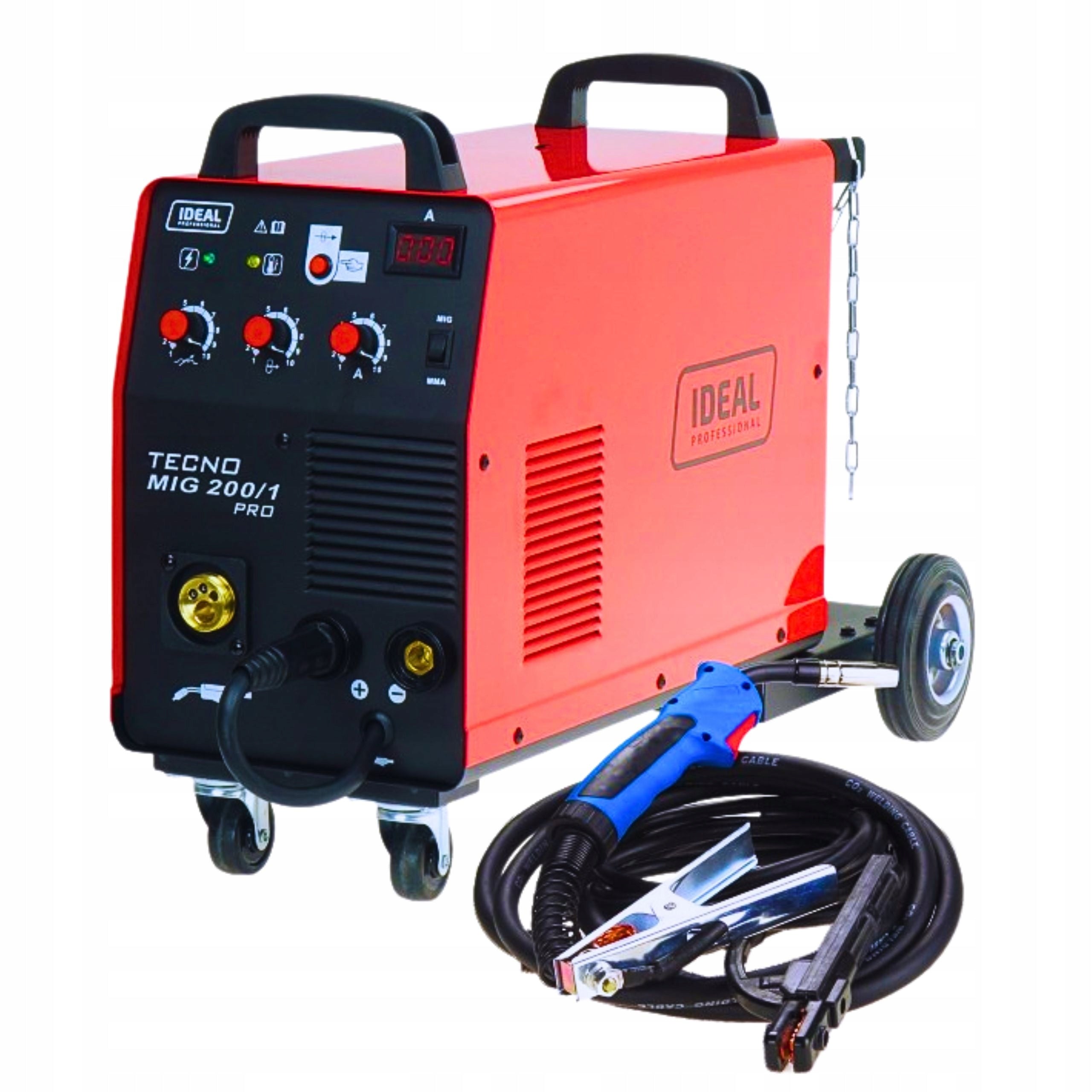 SEMI-AUTOMATIC MIGOMAT WELDING MACHINE 200A 60% 230V TECNOMIG 200/1 PRO MMA IDEAL