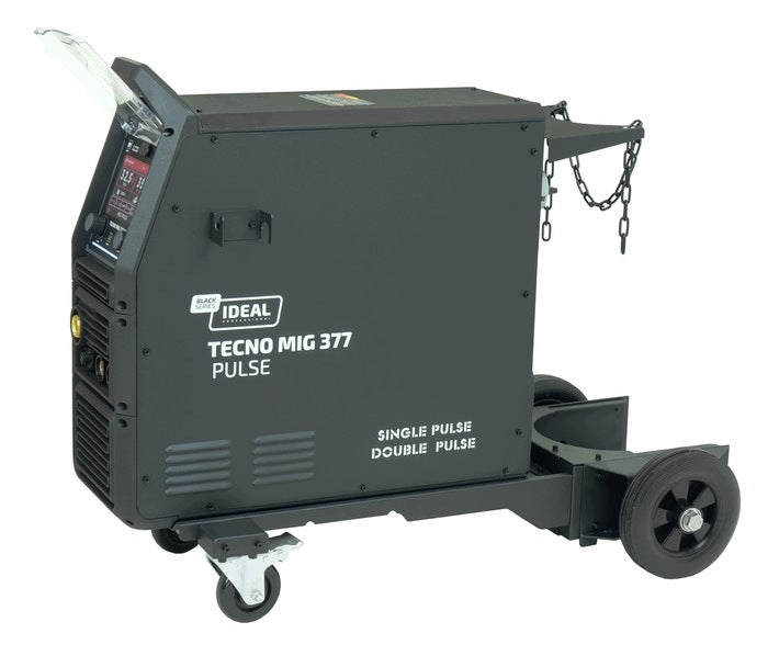SEMI-AUTOMATIC WELDER 350A TECNO MIG 377PT PULSE LCD Black Series 4x4 IDEAL Manufacturer code TMIG377PT