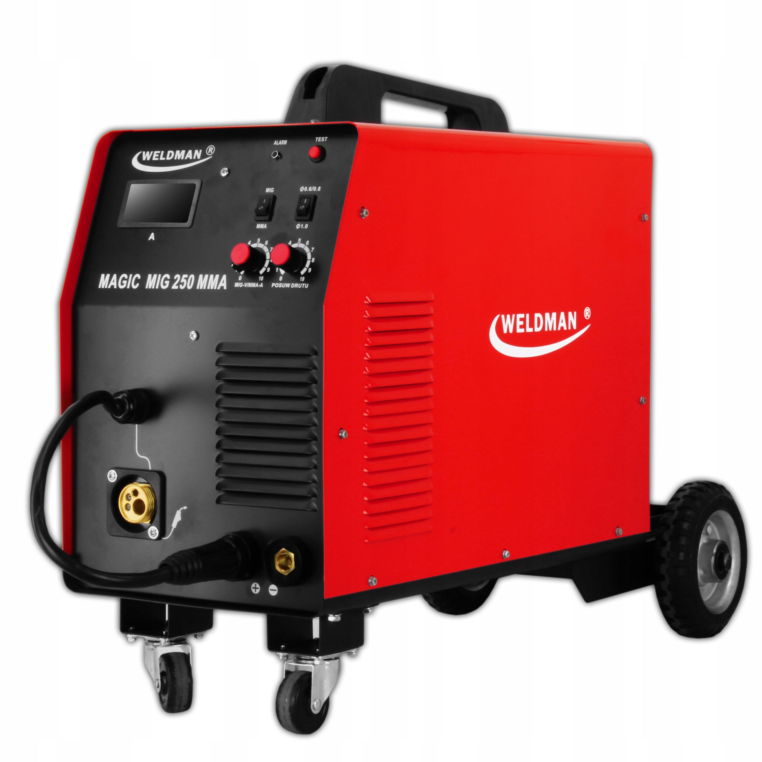 SEMI-AUTOMATIC WELDER MIGOMAT MAGIC MIG 250 MMA IGBT 4x4 200A WELDMAN Manufacturer code Spawarka Weldman MAGIC MIG 250