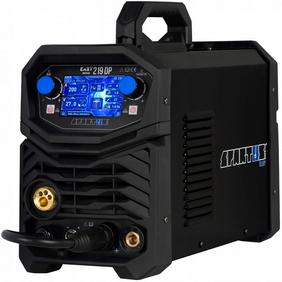 SEMI-AUTOMATIC WELDER MIGOMAT MIG SPARTUS EasyMIG 219 DUAL PULSE SYNERGY 4R Manufacturer code EASYMIG219DP-PAK-15-3