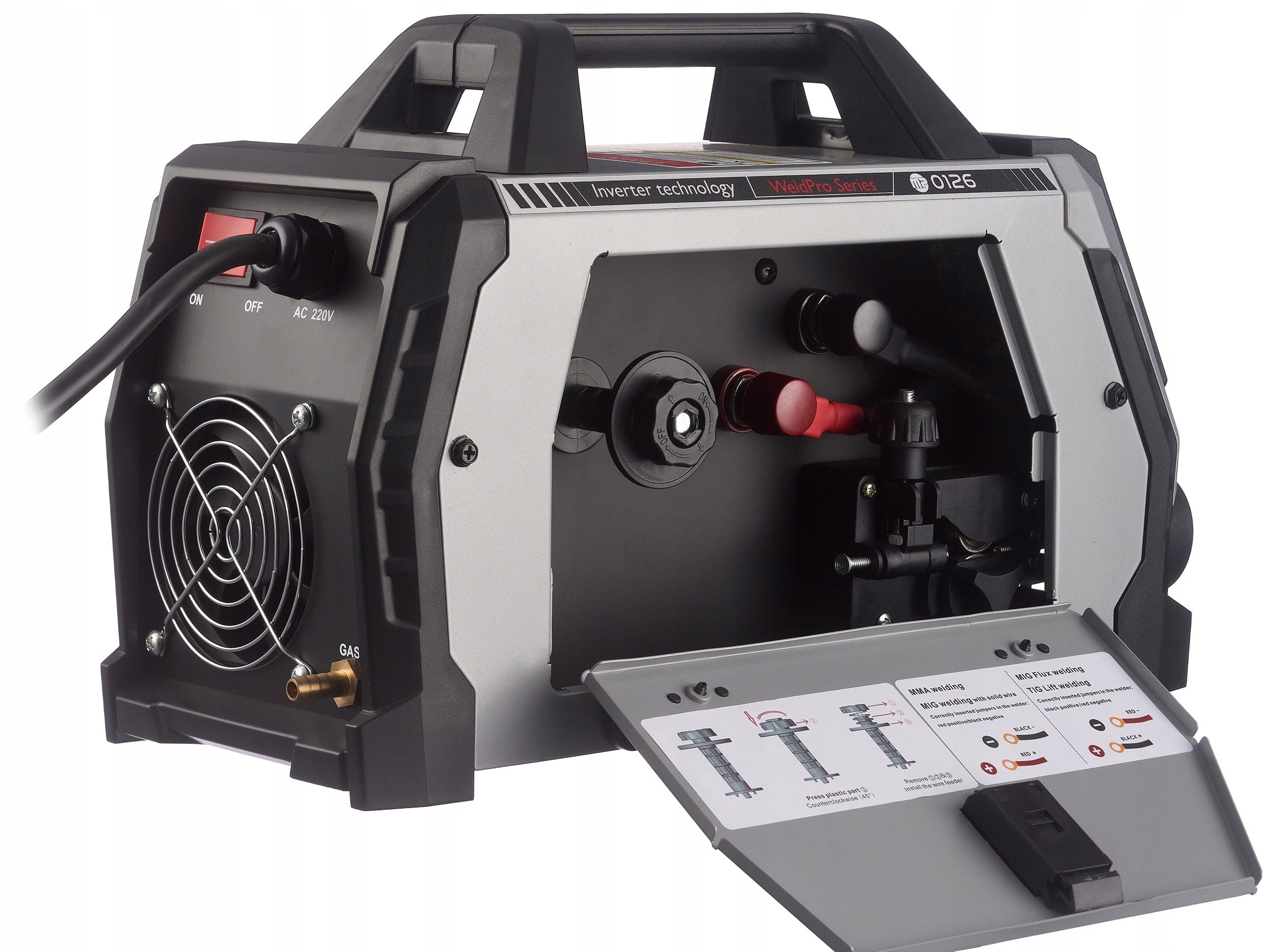 SEMI-AUTOMATIC WELDING INVERTER WELDING MACHINE MIG/MAG MMA TIG 200KVA 230V Manufacturer code MP-0109