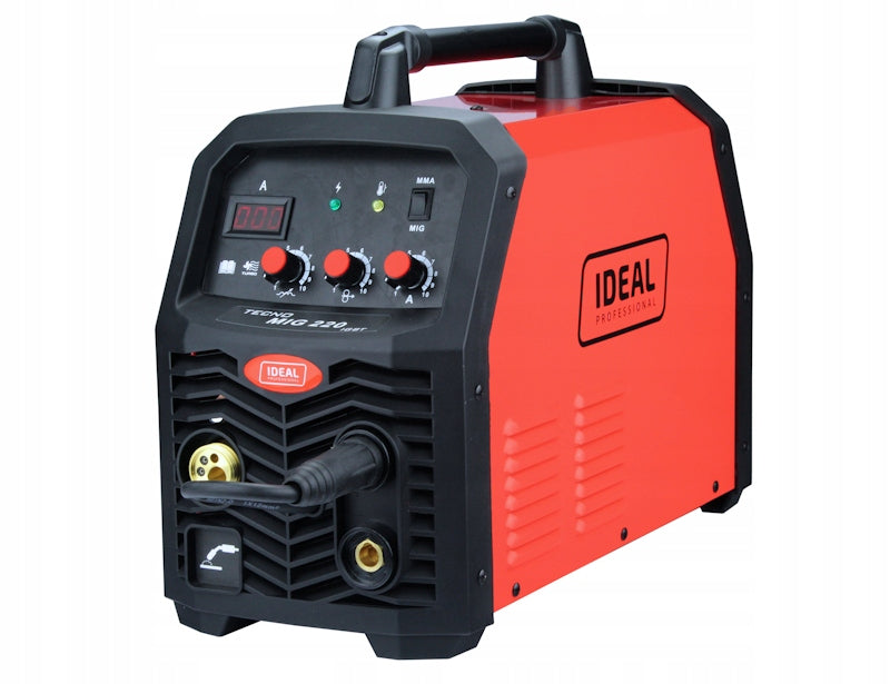 SEMI-AUTOMATIC WELDING MACHINE 220A 230V MIGOMAT TECNOMIG 220 MIG MMA IDEAL TROLLEY Manufacturer code TMIG220V2_Z3+W