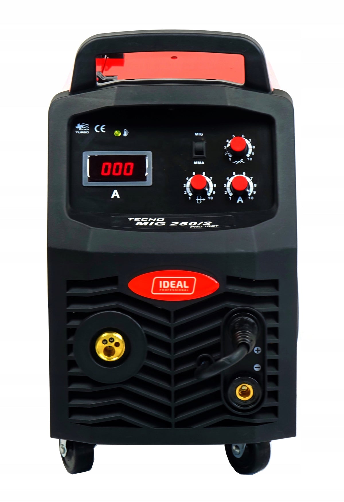 SEMI-AUTOMATIC WELDING MACHINE 250 MMA TIG 3W1 400V FLUX EURO Manufacturer code TMIG250/2V2 MAPR2-15-N