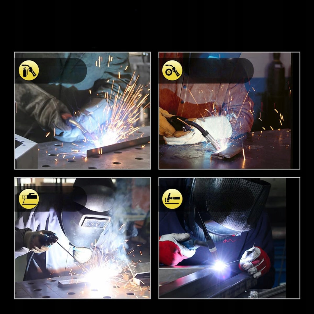 SEMI-AUTOMATIC WELDING MACHINE HAXIAOER MIG160A 4 IN 1 INVERTER MIG ARC TIG Manufacturer code B1F56D1B