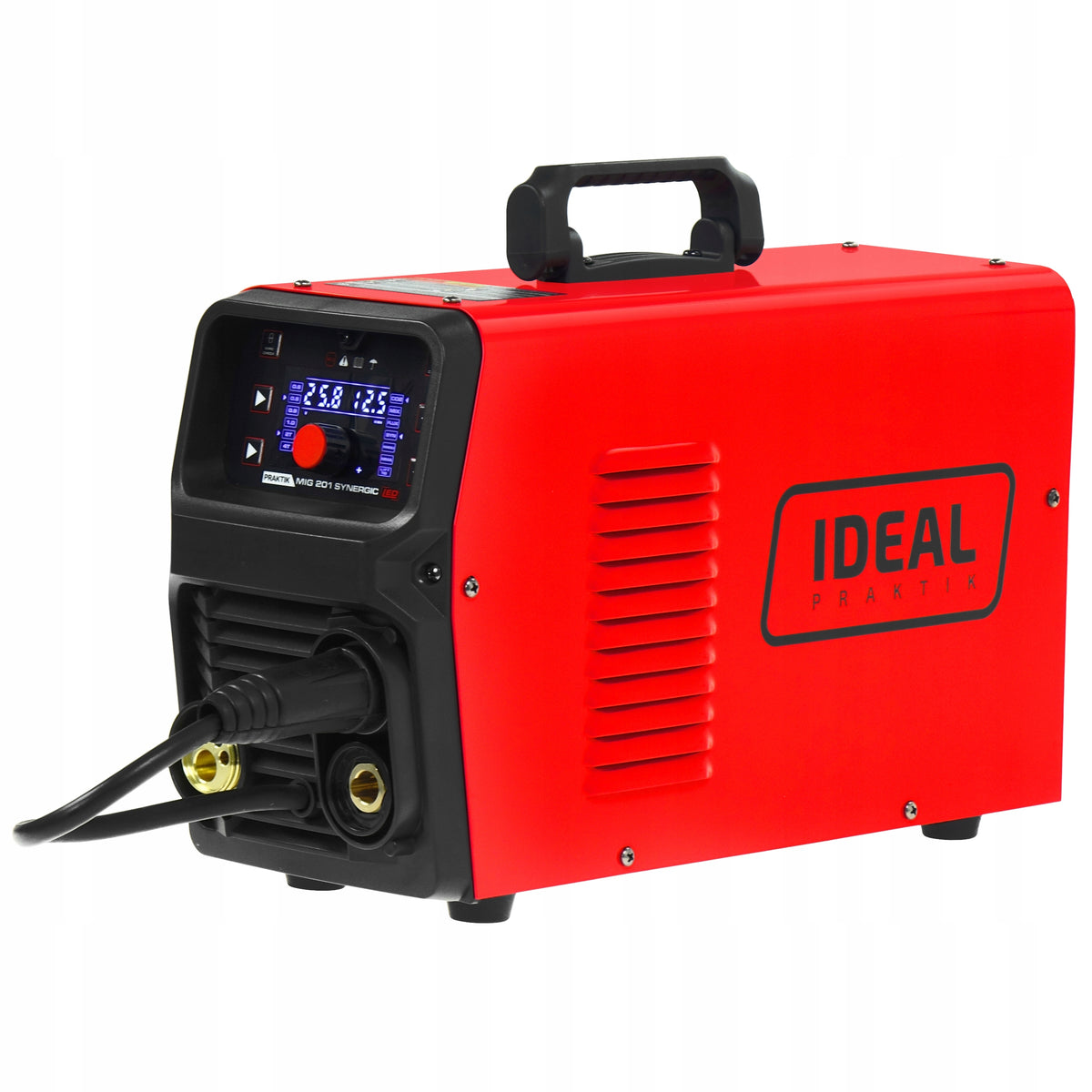 SEMI-AUTOMATIC WELDING MACHINE IDEAL PRAKTIK MIG 201 SYNERGIC LED MMA TIG 230V 200A Manufacturer code PMIG201LED MAMP-15-T