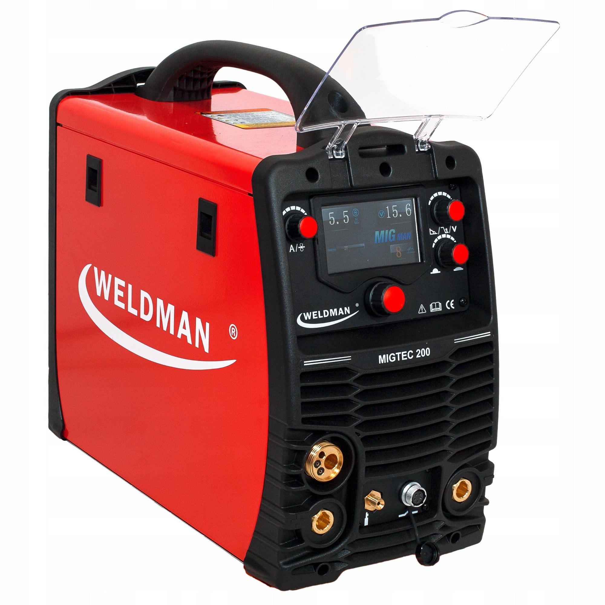 SEMI-AUTOMATIC WELDING MACHINE MIG/MAG 200 A WELDMAN MIGTEC 200 SYNERGY PAK