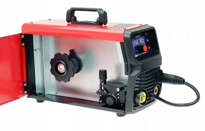SEMI-AUTOMATIC WELDING MACHINE MIGOMAT 200A 230V MIG 201 MMA FLUX TIG LIFT SYNERGY Brand IDEAL