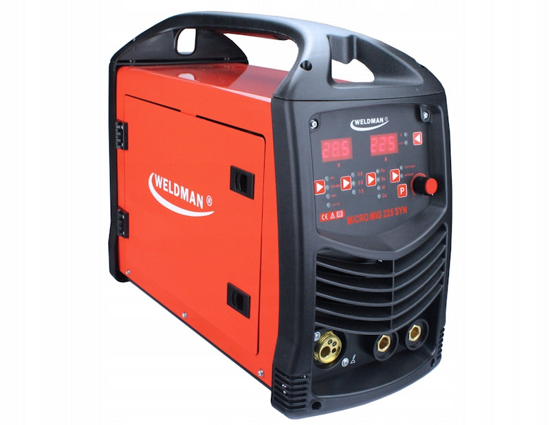 SEMI-AUTOMATIC WELDING MACHINE MIGOMAT MICRO MIG 225 SYNERGY MMA TIG LIFT WELDMAN Manufacturer code SPAWARKA INWERTEROWA MIG/MAG