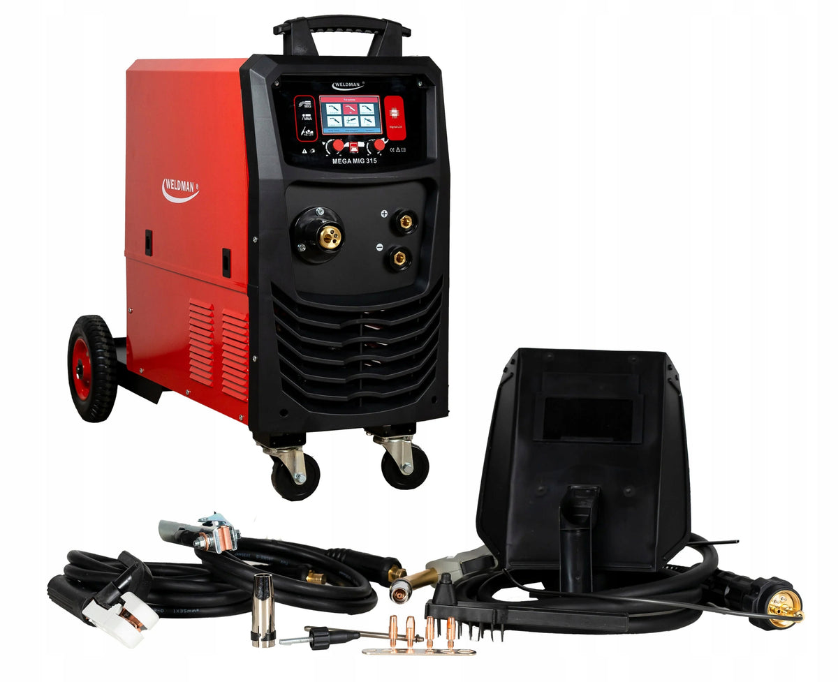 SEMI-AUTOMATIC WELDING MACHINE MIGOMAT MMA MEGA MIG 315 4×4 WELDMAN