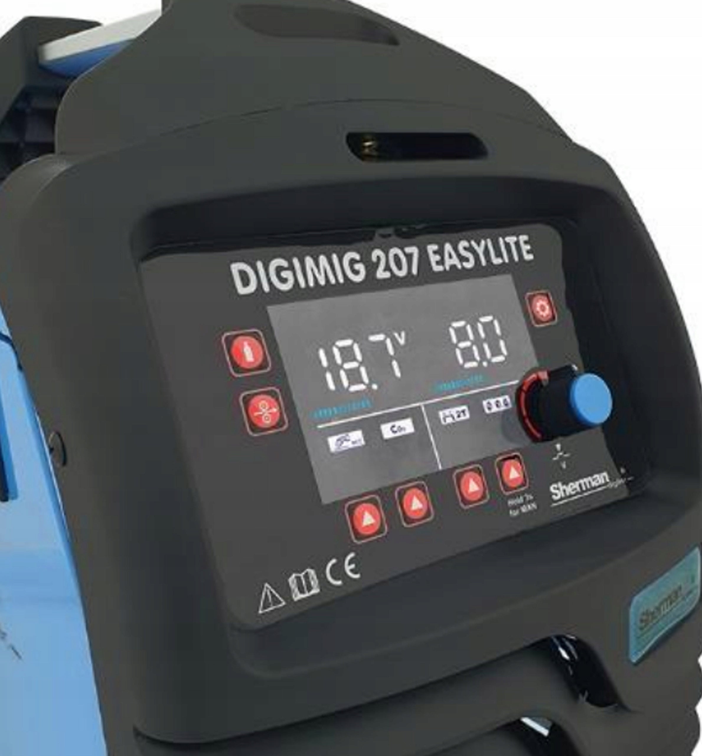 SEMI-AUTOMATIC WELDING MACHINE SHERMAN DIGIMIG 207 EASYLITE MIG MMA TIG 200A 3IN1 Brand Sherman