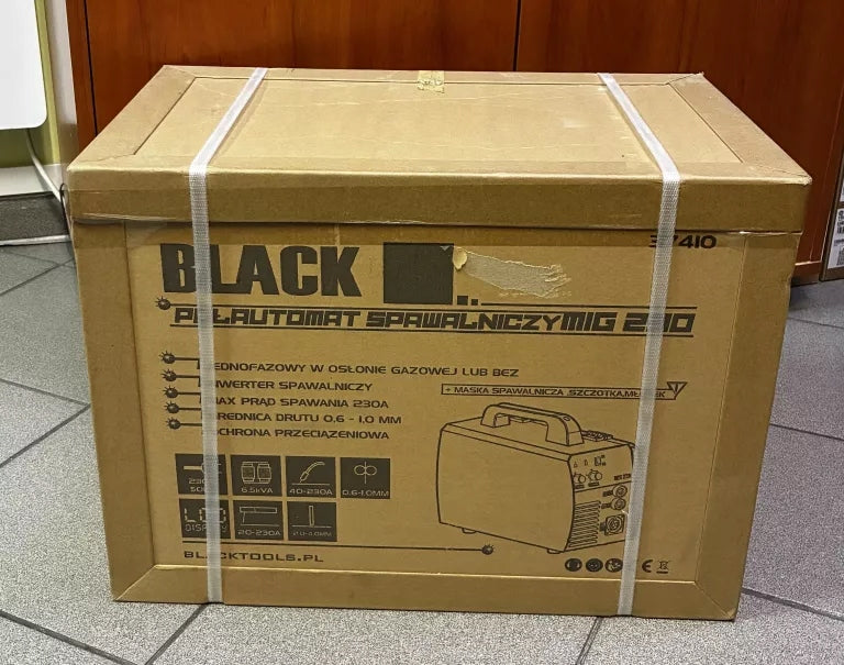 SEMI-AUTOMATIC WELDING MIG 230 BLACK 37410 Manufacturer code BLACK-37414