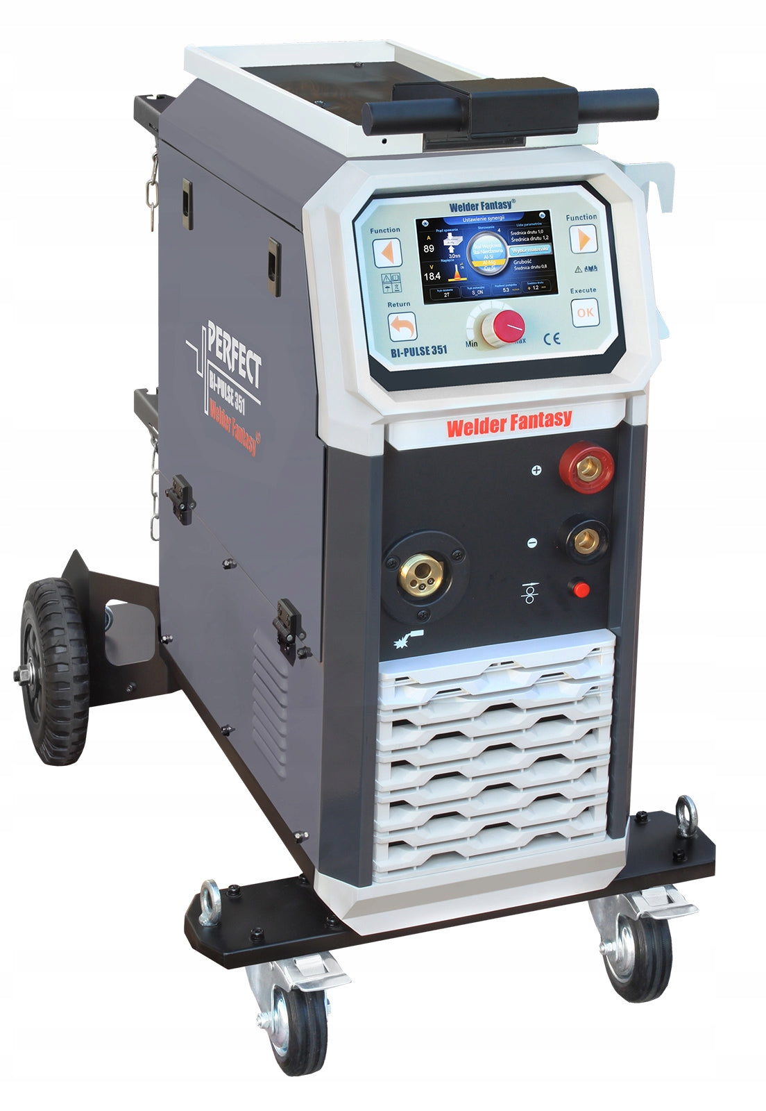 SEMI-AUTOMATIC WELDING MIGOMAT BI-PULSE 351 WELDING MACHINE MIG MAG PULSE SPOT Manufacturer code ABP351