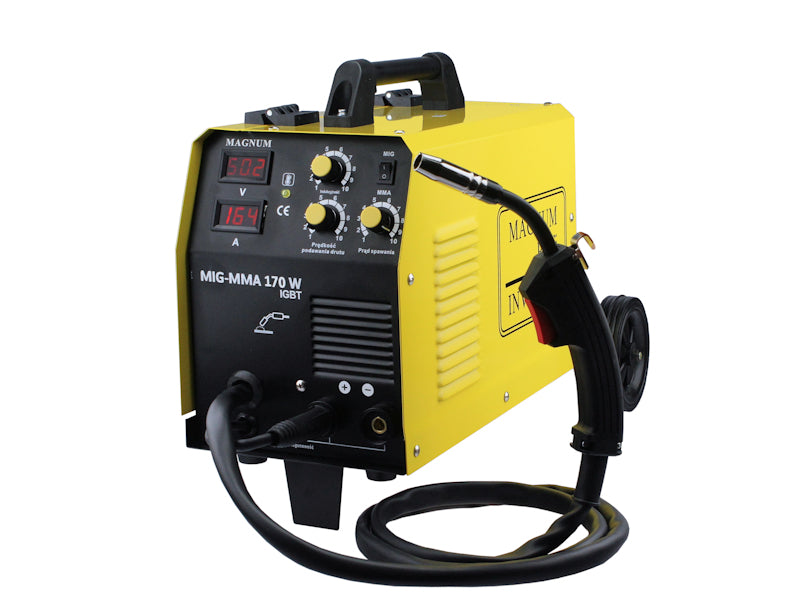 SEMI-AUTOMATIC WELDING MIGOMAT MIG 170 IN MMA IGBT MAGNUM SET Manufacturer code U MI 170W MMA_TIGWELD