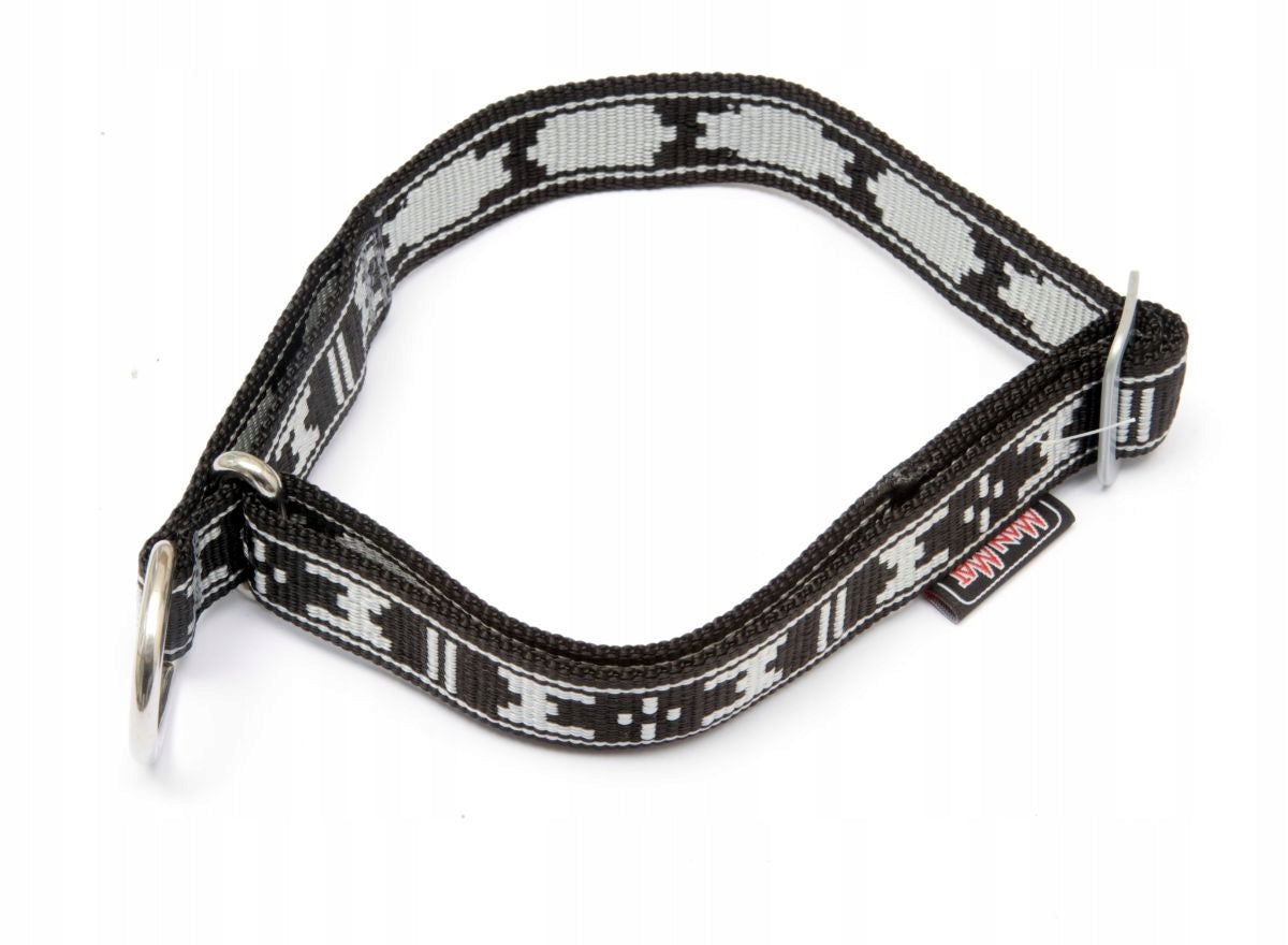 SEMI-CLAMP COLLAR MANMAT MARTINGALE SILVER Brand MANMAT