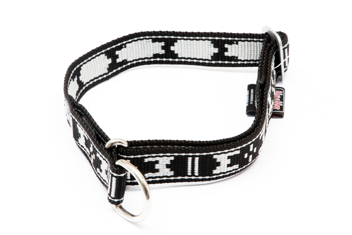 SEMI-CLAMP COLLAR MANMAT MARTINGALE SILVER