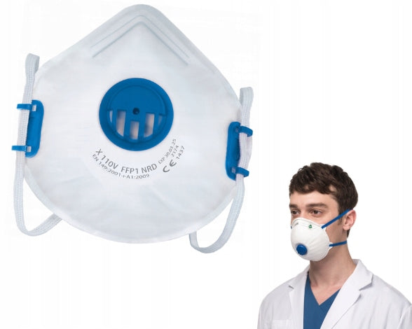 SEMI-MASK Dust MASK WITH VALVE Filter FFP2 Protective MASK BHP P2