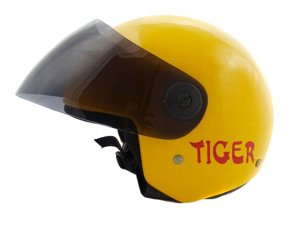 SEMI-OPEN HELMET TIGER SCOOTER CHOPPER - YELLOW XL Manufacturer Tiger