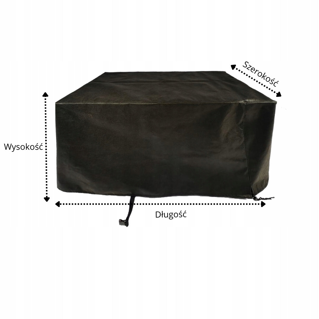 SEMI-PERMEABLE FURNITURE COVER 200x100x80 Color black