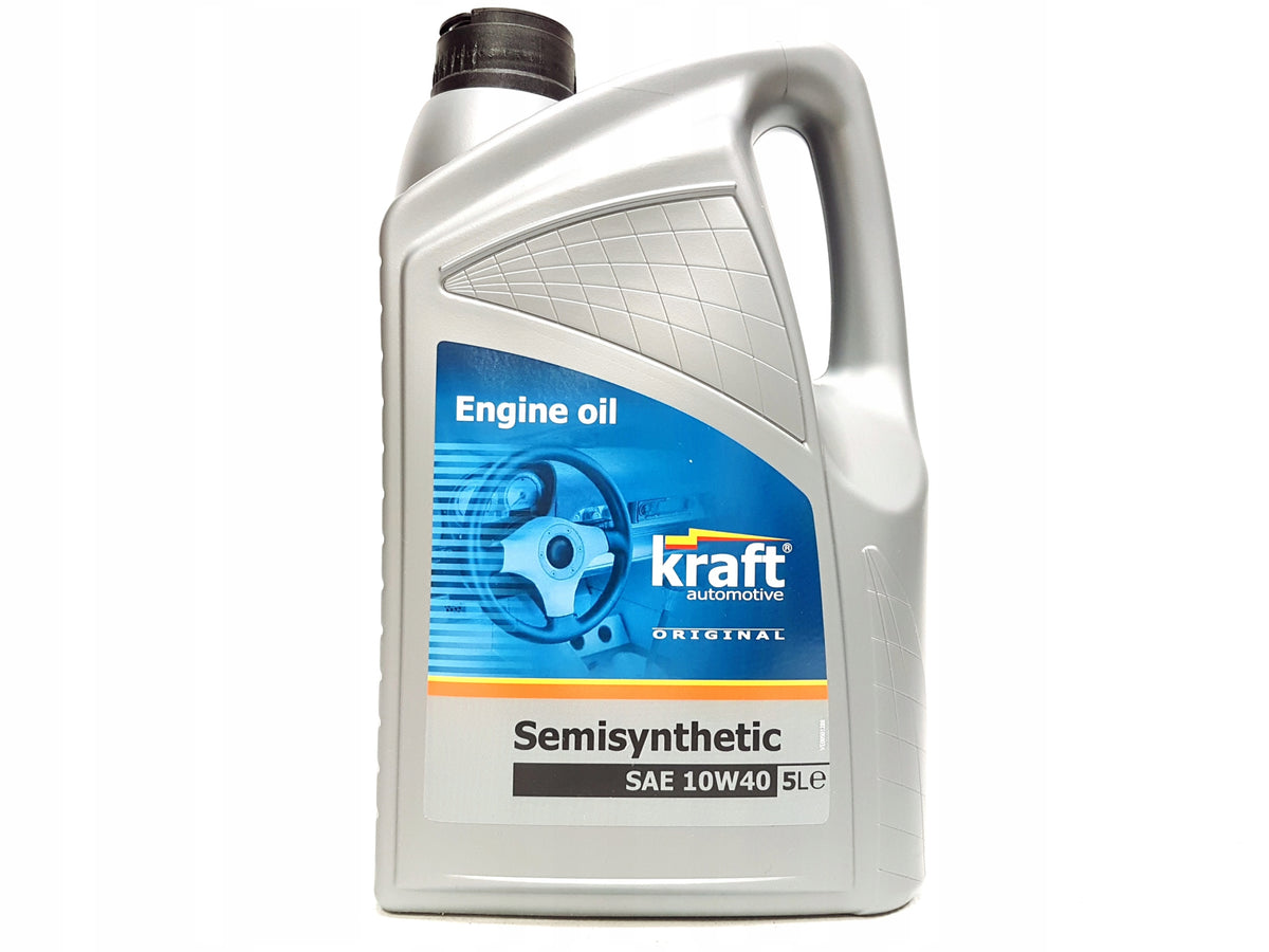 SEMI-SYNTHETIC ENGINE OIL KRAFT ACEA A3/B4 API CF API 10W-40 10W40 5L Packaging status original