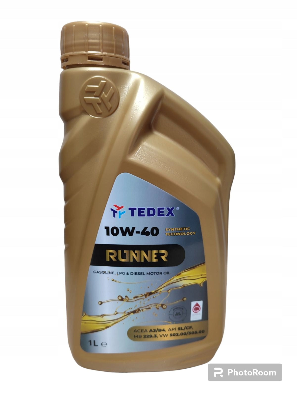 SEMI-SYNTHETIC OIL TEDEX RUNNER 10W40 (1L) Packaging status original