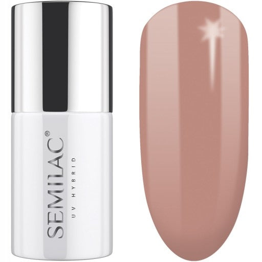 Langanhaltender Hybrid-Nagellack Semilac, 203, Business-Linie, Pink Brown, 7 ml 