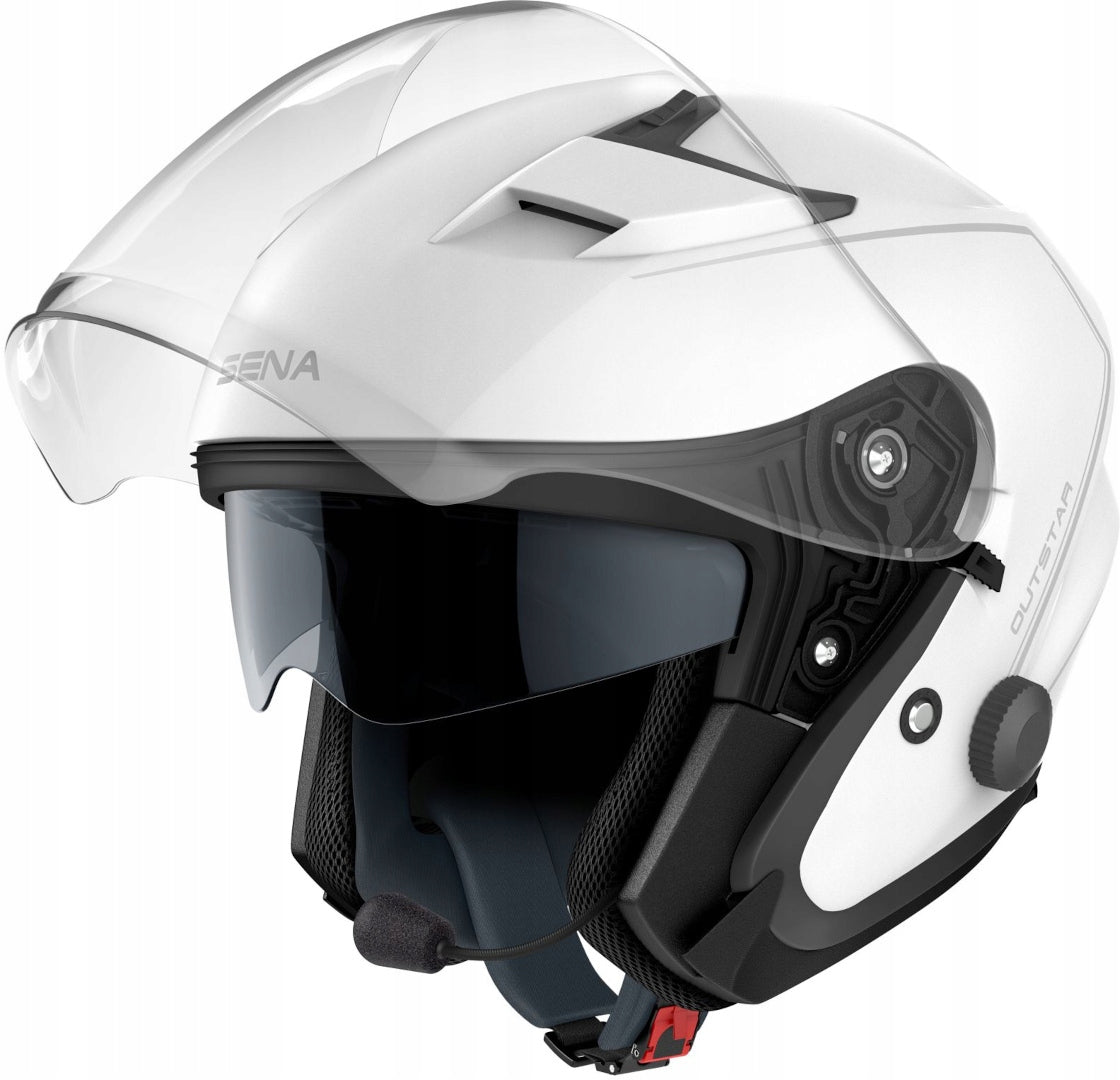 SENA MOTORCYCLE HELMET OUTSTAR BUILT-IN INTERCOM