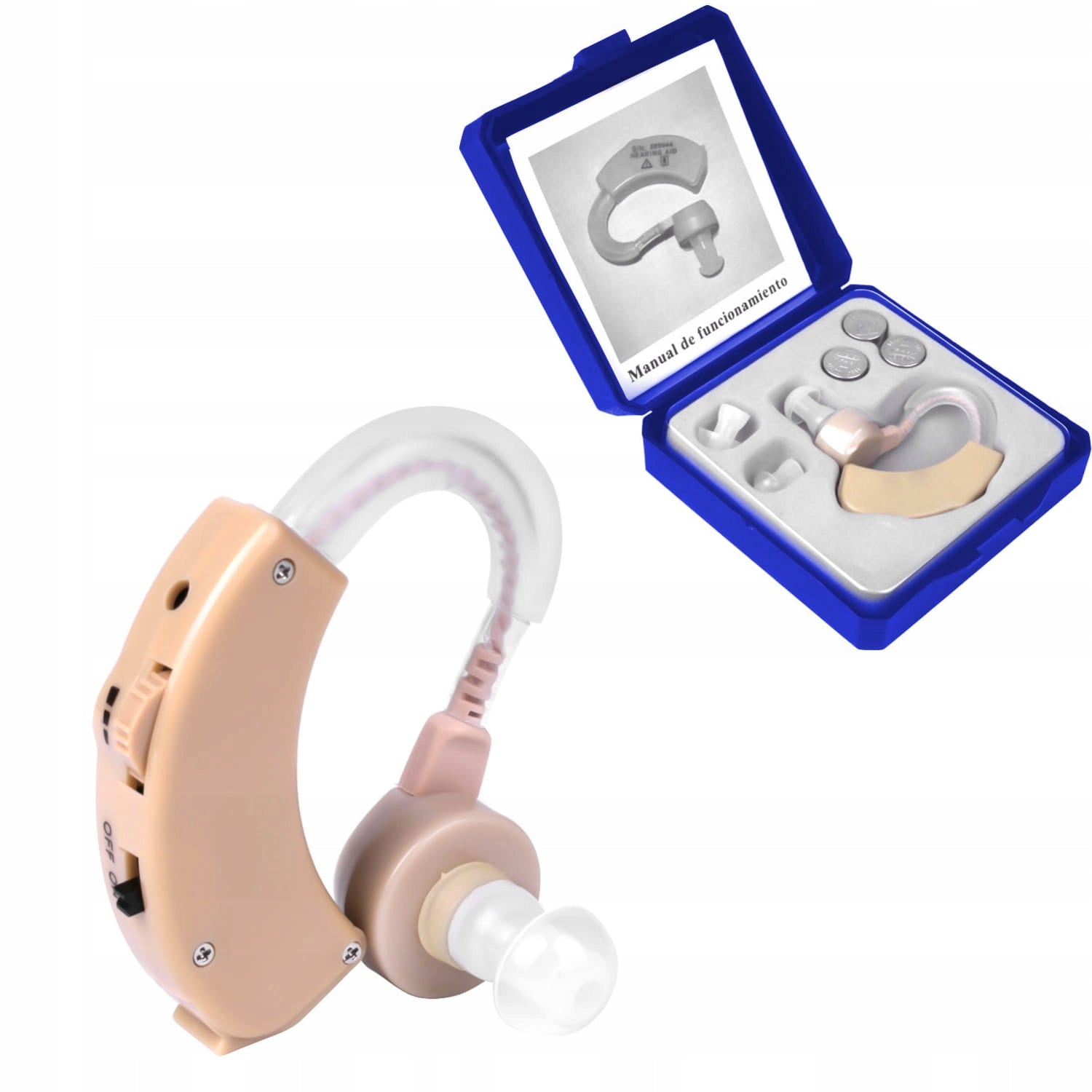 SENIOR HEarING Aid EARBUD HEARING AMPLIFIER FOR EAR SOUND Medical device no
